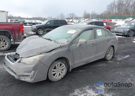 2016 Subaru Impreza 2.0I Premium z USA, uszkodzony, nr VIN JF1GJAB65GH015291